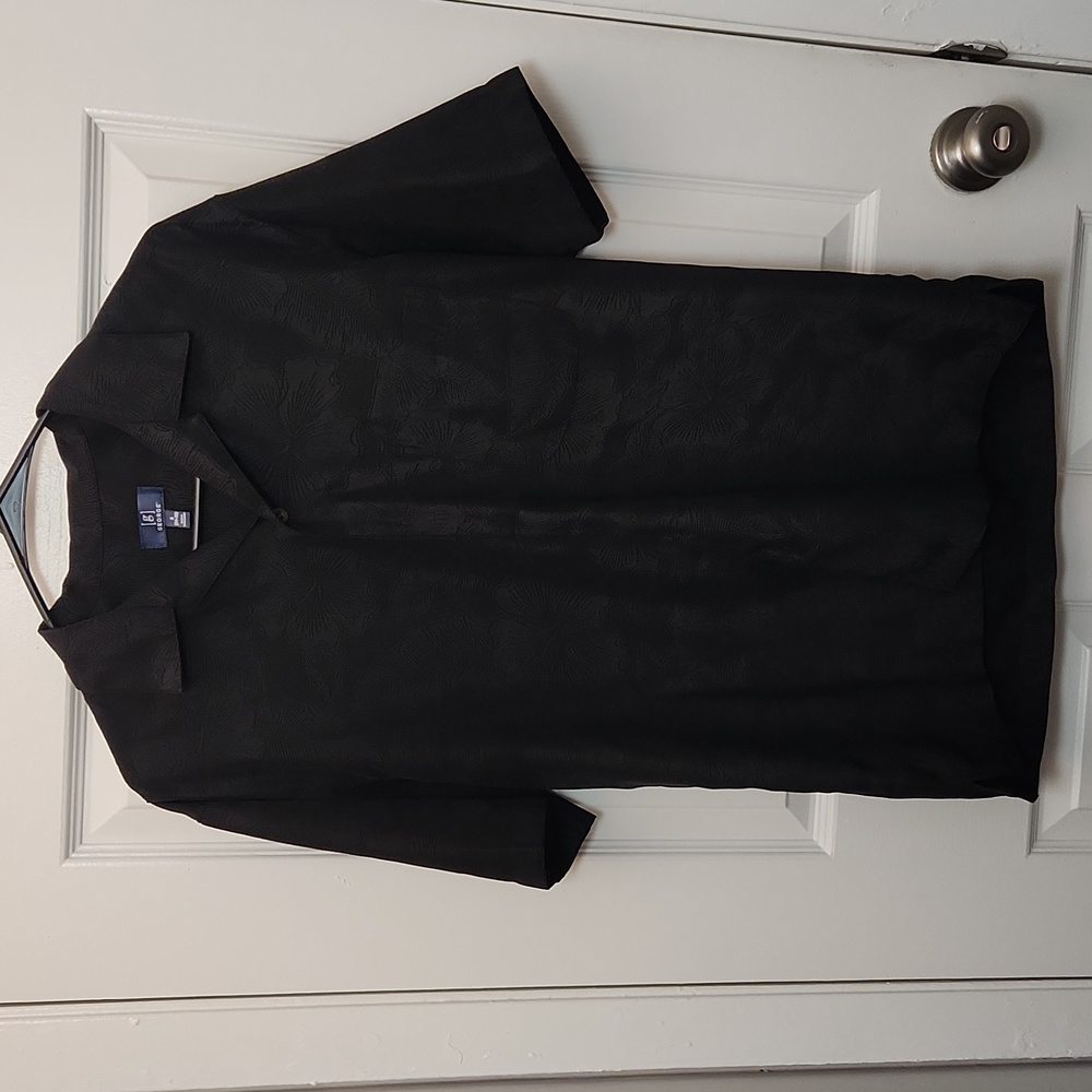 George Blackout Floral Short Sleeve Button-Up